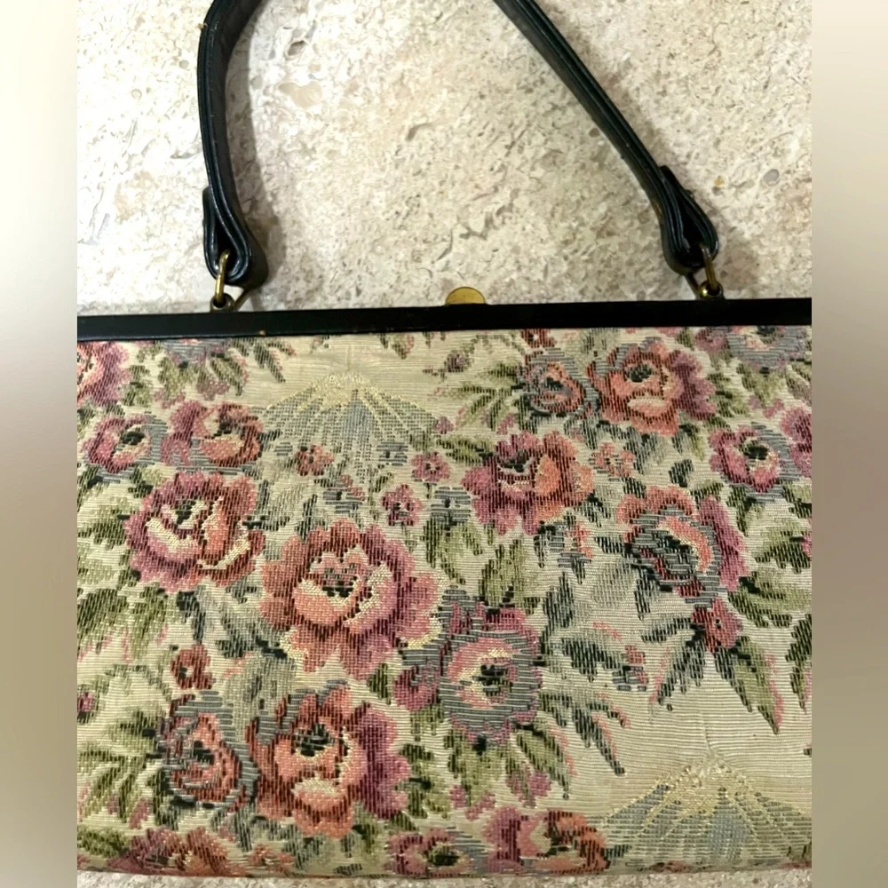 Antique tapestry purse. Perfect condition - Picture 3 of 9